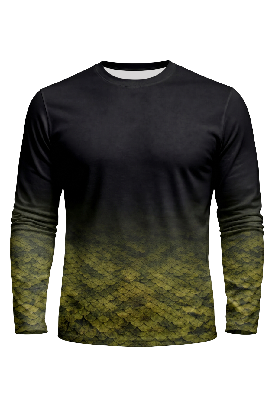 Performance Fishing Long Sleeve - Midnight Bass Strike - TBT48