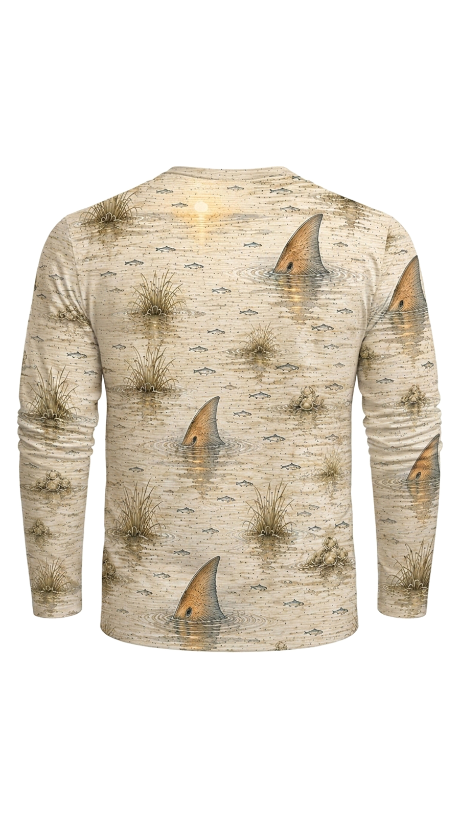 Performance Fishing Long Sleeve - Sunset Flats Redfish Pattern - RP04