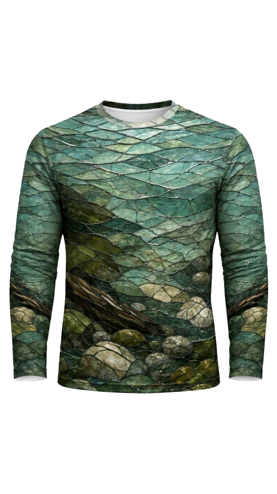 Performance Fishing Long Sleeve - Folk Brook Trout Pattern - RT18