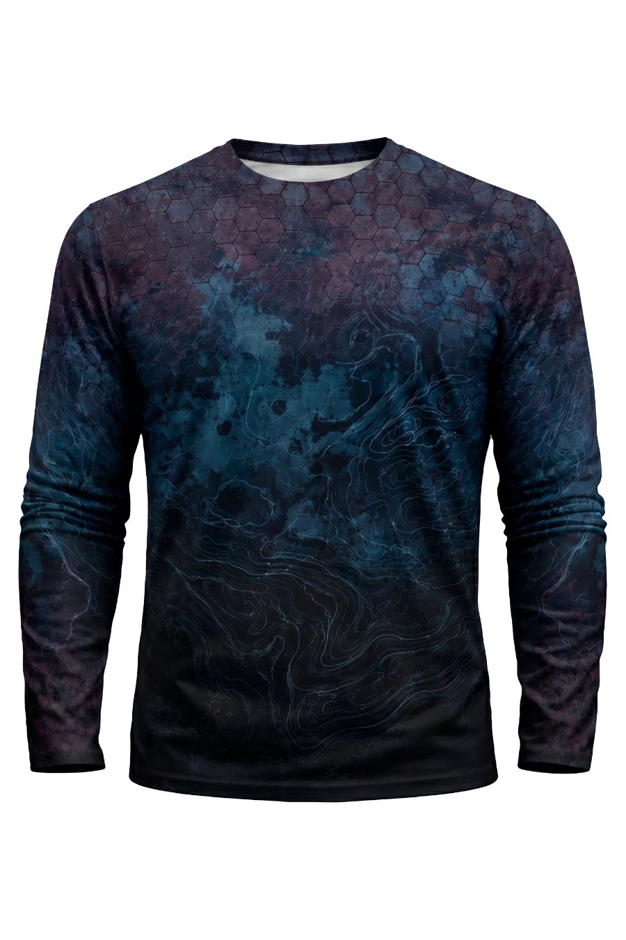 Performance Fishing Long Sleeve - Midnight Depth Muskie - TBT92