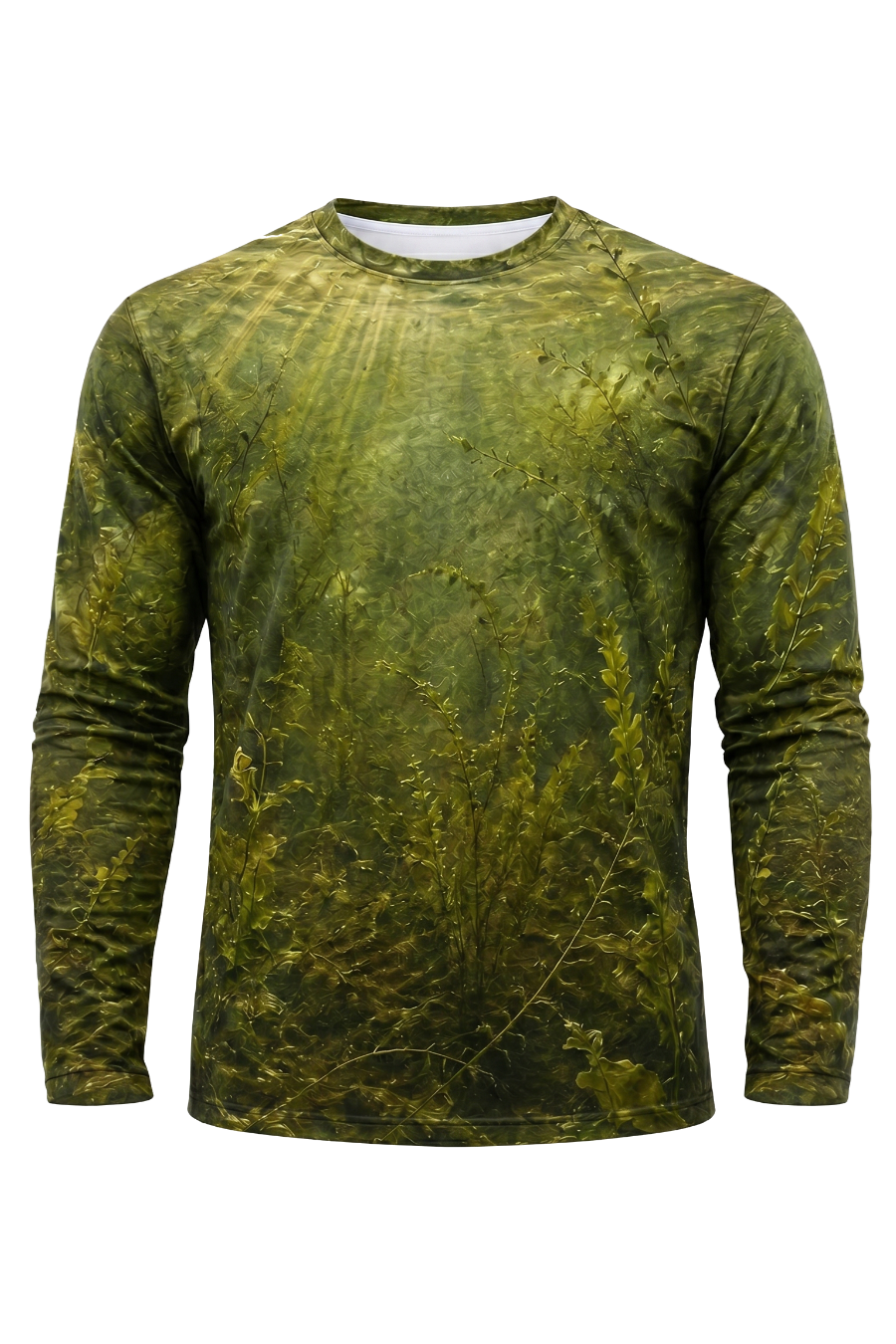 Performance Fishing Long Sleeve - Swamp Pike Green - TBT101