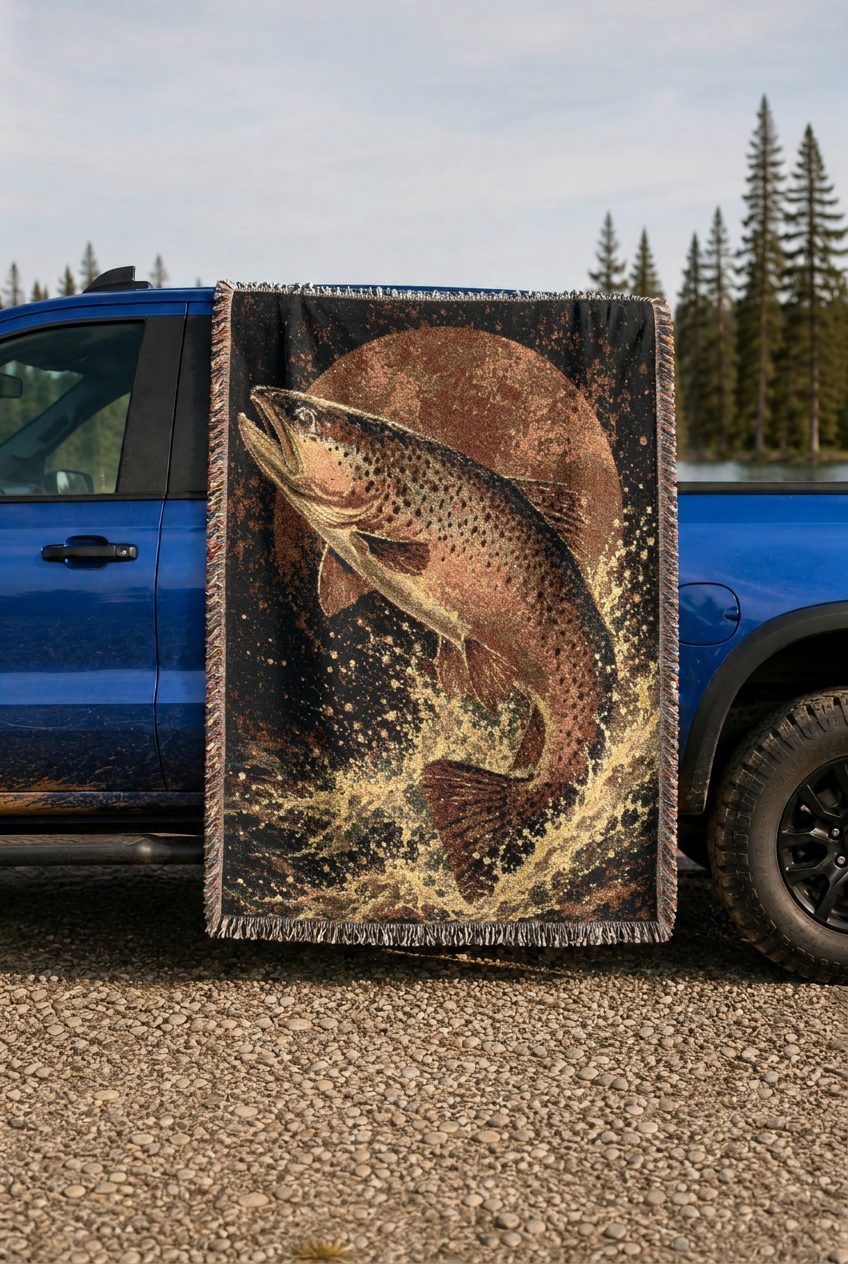 WB0001K woven blanket lifestyle mockup 02