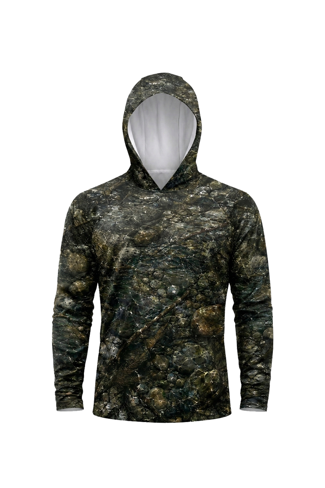 AirLite Fishing Sun Hoodie - Rapid Trout Timber - MHL018 mockup opposite side
