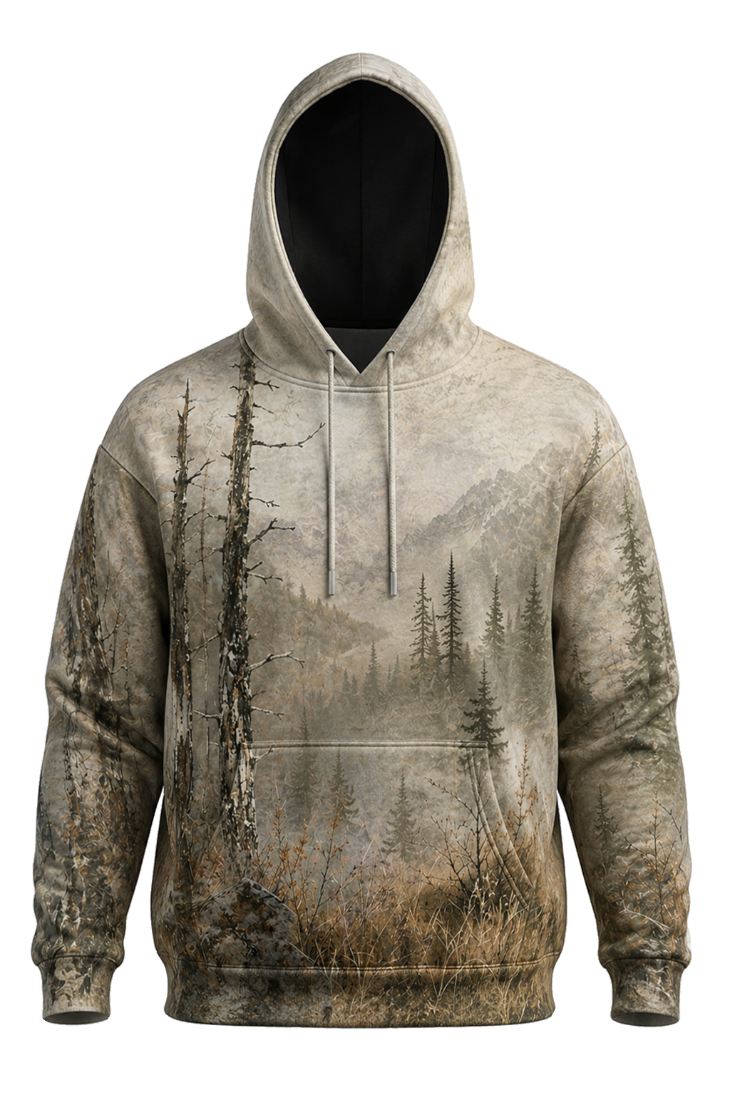 Performance Fleece-Lined Hoodie - Majestic Elk Mountain Bugle image 6