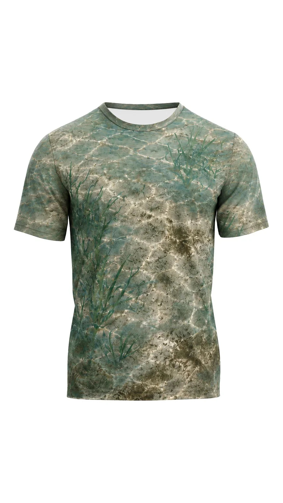Pro Fishing Short Sleeve - Clear Flats Redfish Hunt - AOS86 image 6