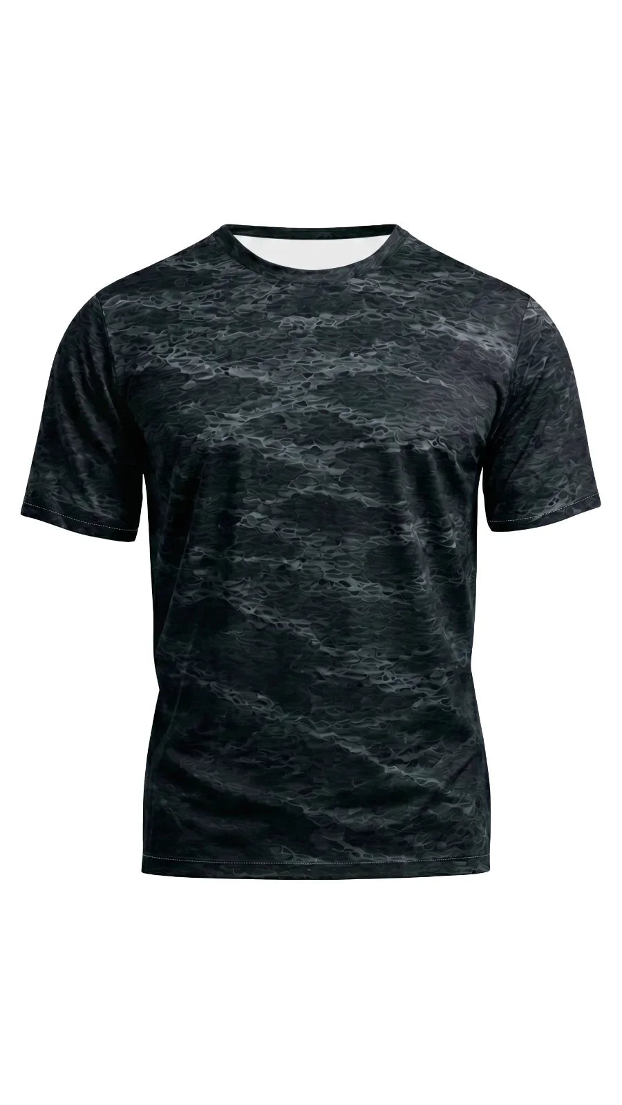 Pro Fishing Short Sleeve - Midnight Splash Striper - AOS92 image 6