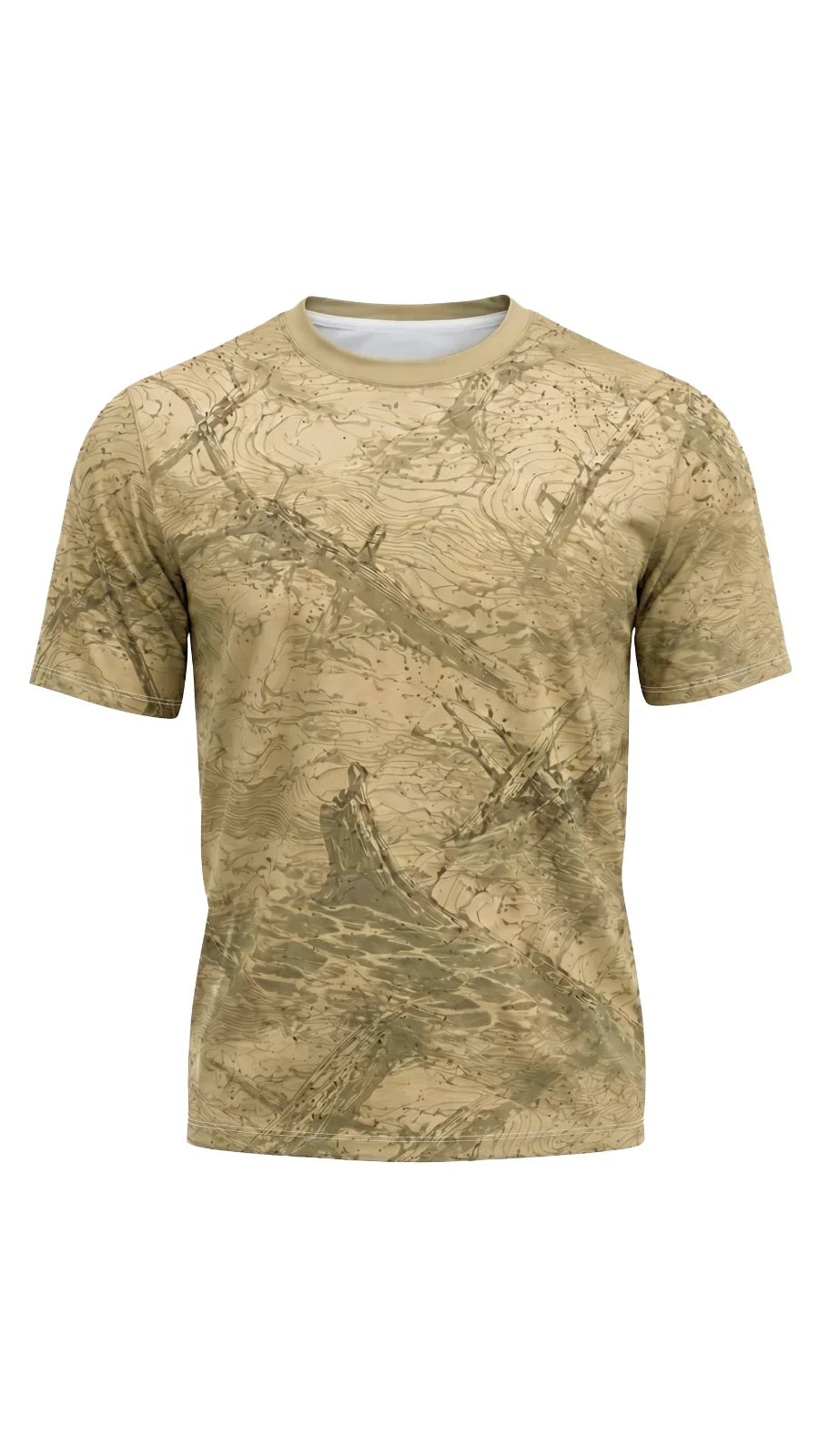 Pro Fishing Short Sleeve - Sunlit Timber Crappie - AOS96 image 6