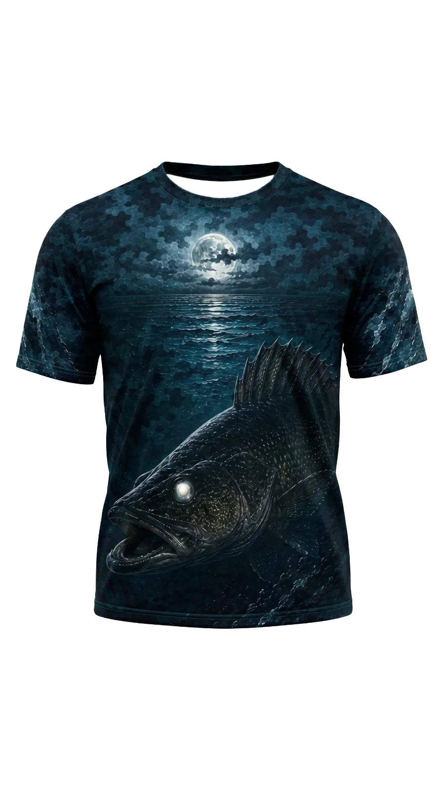 Pro Fishing Short Sleeve - Moonlit Eye Walleye - AOS90 image 6