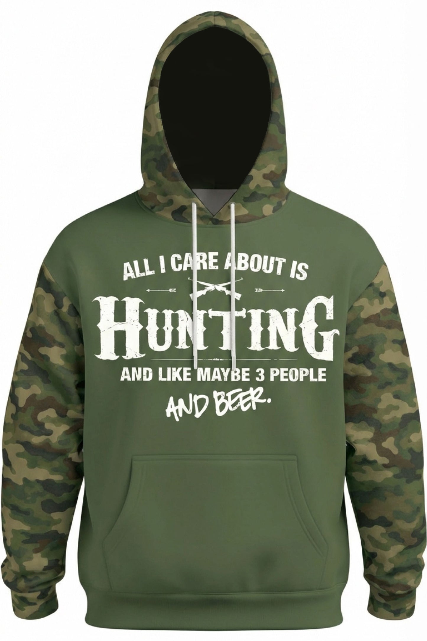 Performance Hunting Fleece-Lined Hoodie - All I Care Is Hunting – HT5X