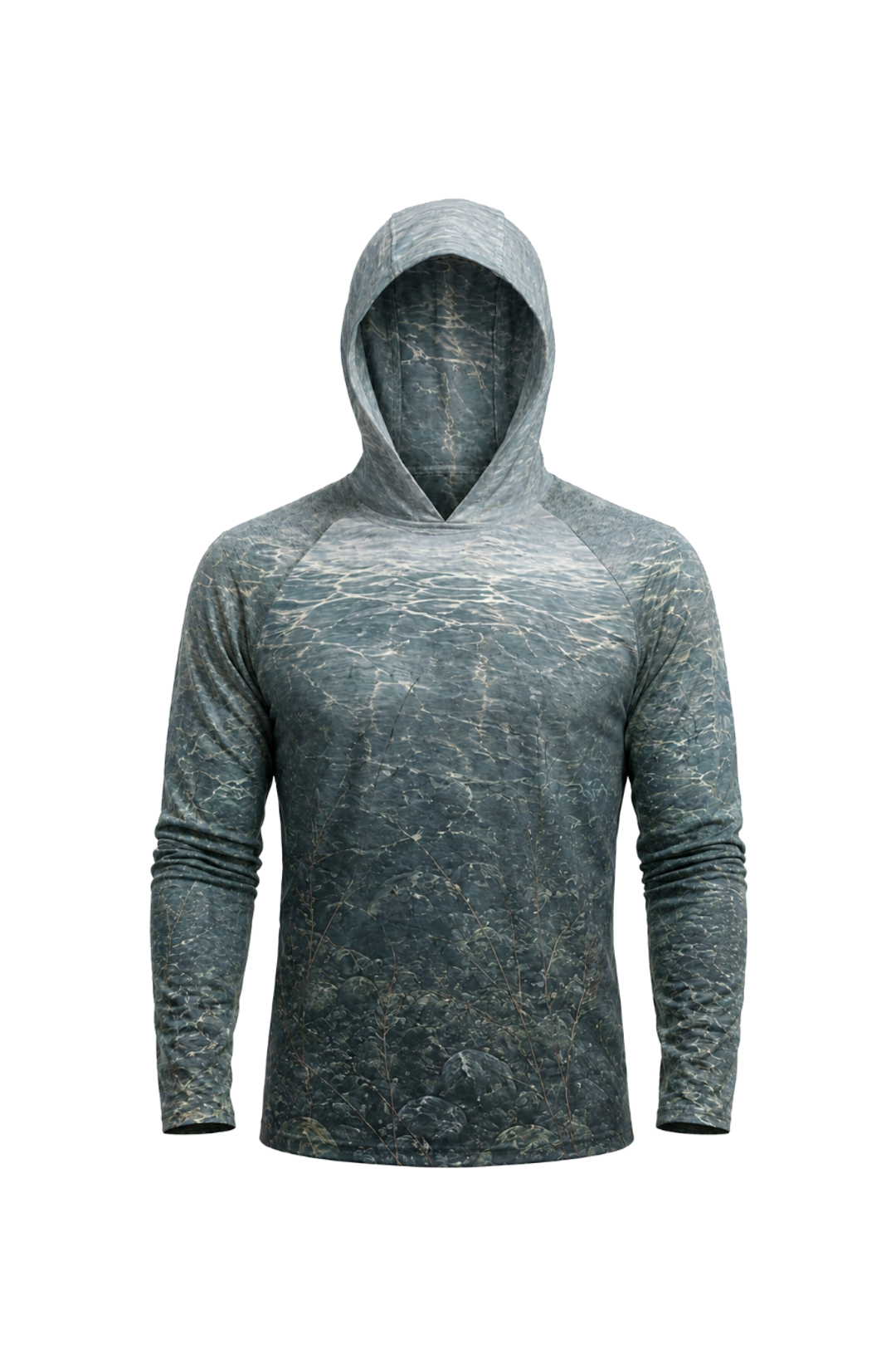 AirLite Fishing Sun Hoodie - Misty Timber Walleye - MHL33 image 6