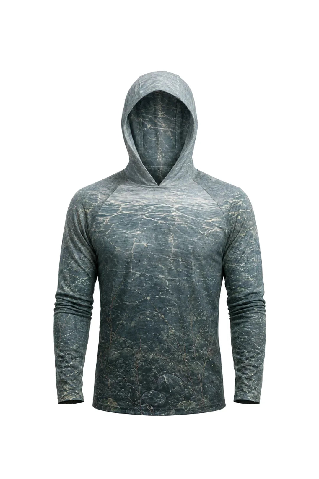 AirLite Fishing Sun Hoodie - Misty Timber Walleye - MHL33 image 6