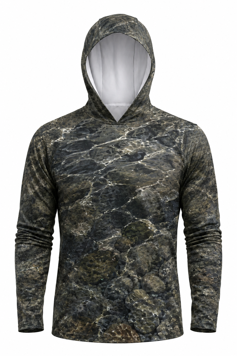 AirLite Fishing Sun Hoodie - River Trout Strike - TBT110