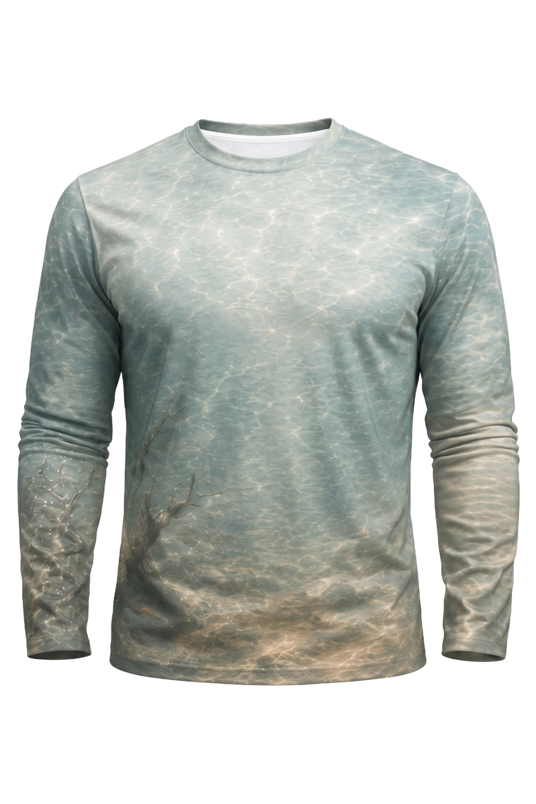 Performance Fishing Long Sleeve - Alkaline Trout Drift - AOF66 mockup opposite side