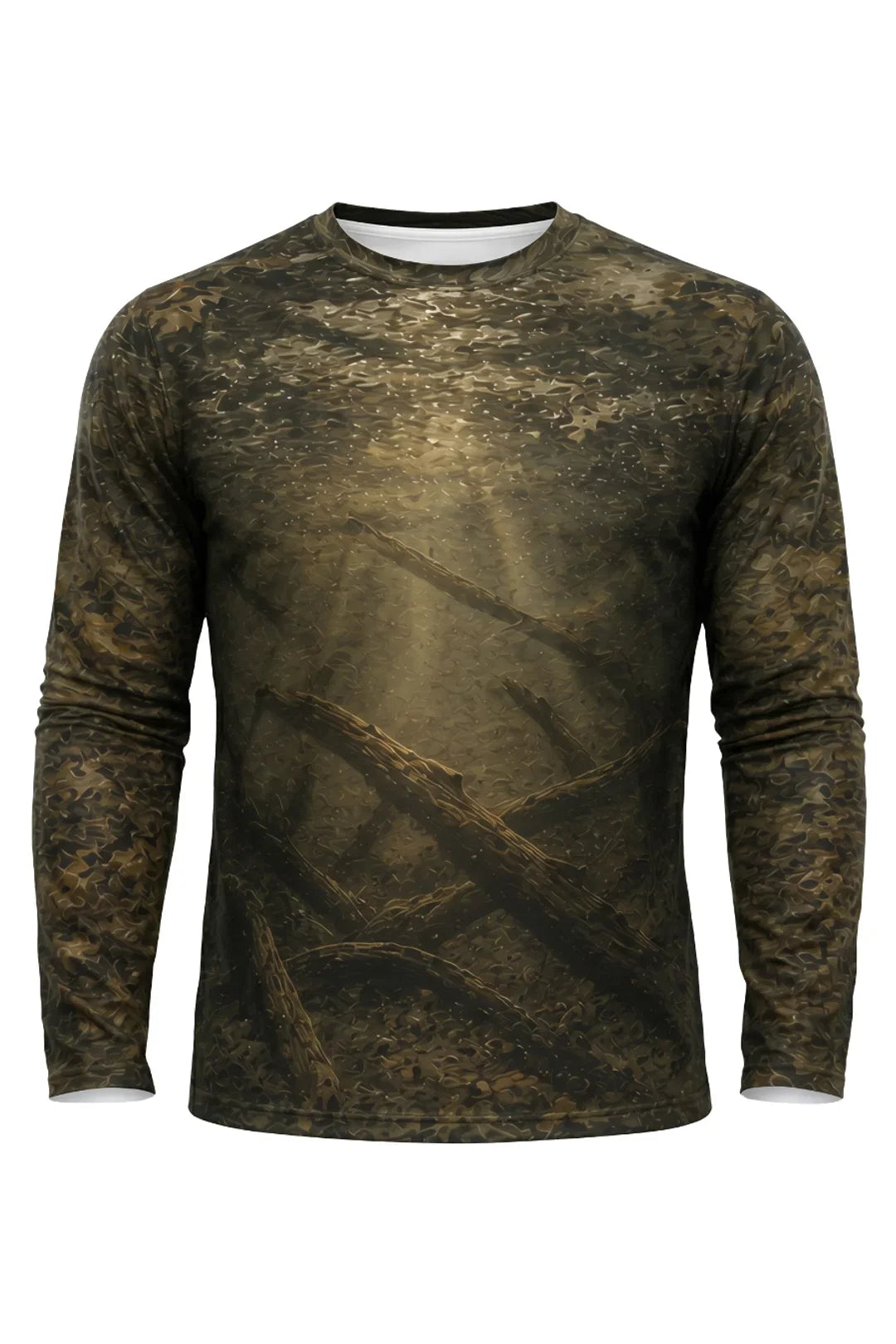 Performance Fishing Long Sleeve - Alligator gar Trinity Shadow - AOF28 mockup opposite side
