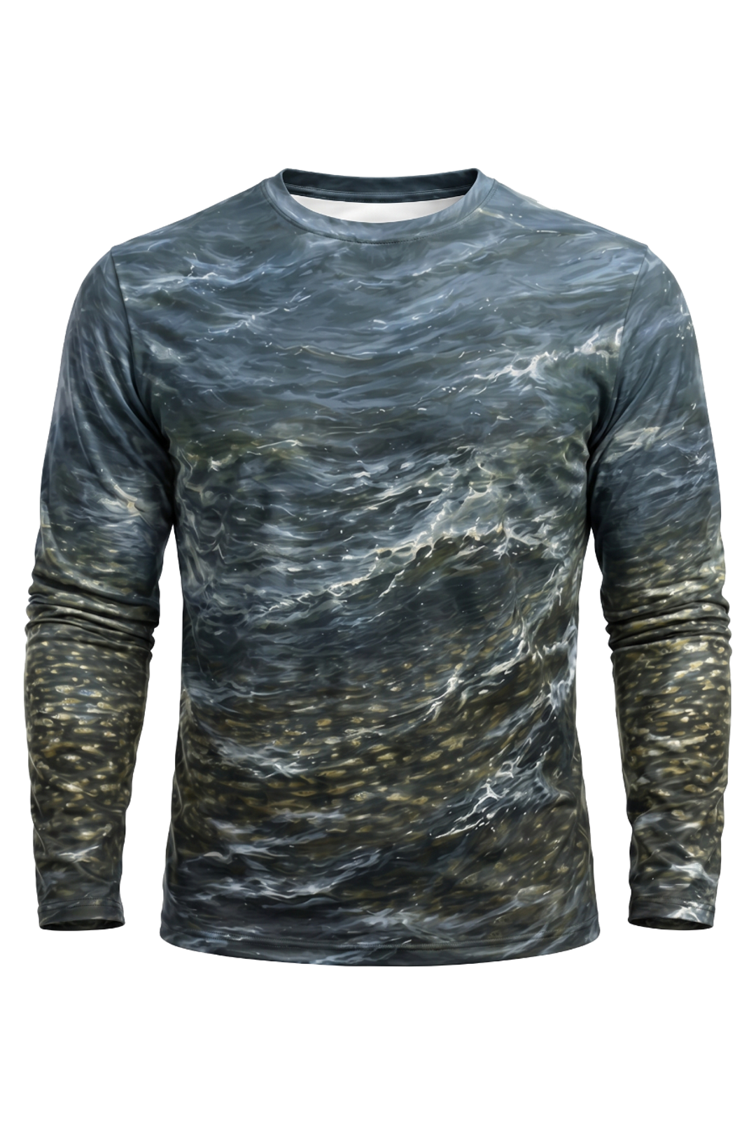 Performance Fishing Long Sleeve - Icewake Pike - AOF103 mockup opposite side