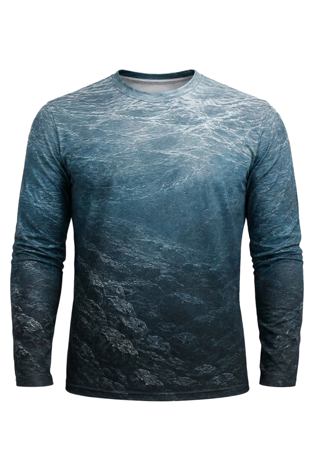 Performance Fishing Long Sleeve - Lake Trout Deep - TBT160 mockup opposite side
