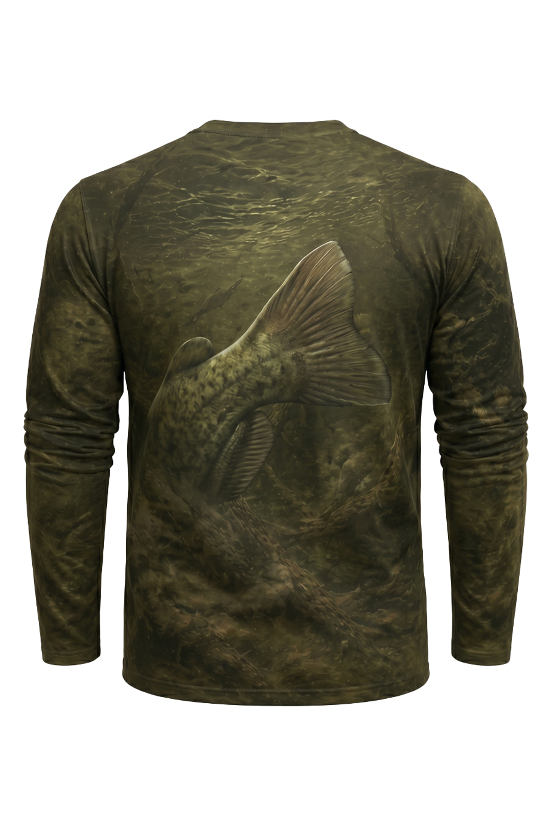 Performance Fishing Long Sleeve - Mudjaw Front Strike - AOF90 mockup opposite side