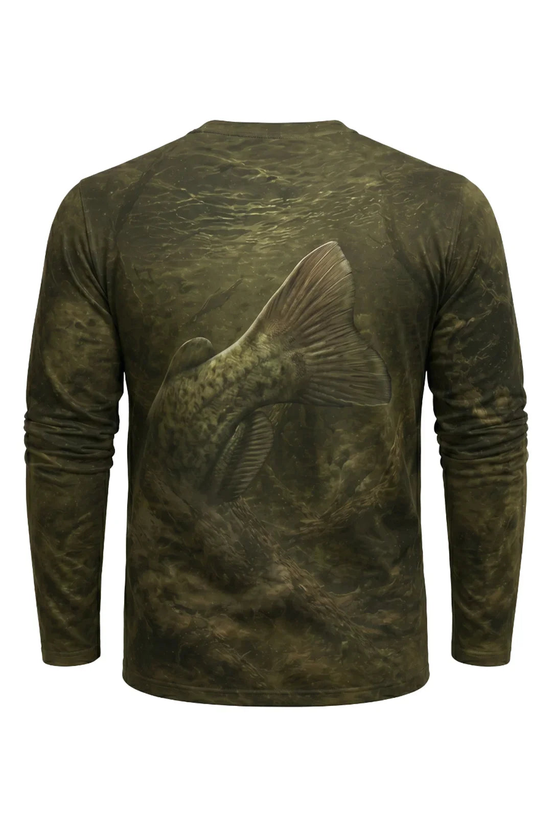 Performance Fishing Long Sleeve - Mudjaw Front Strike - AOF90 mockup opposite side
