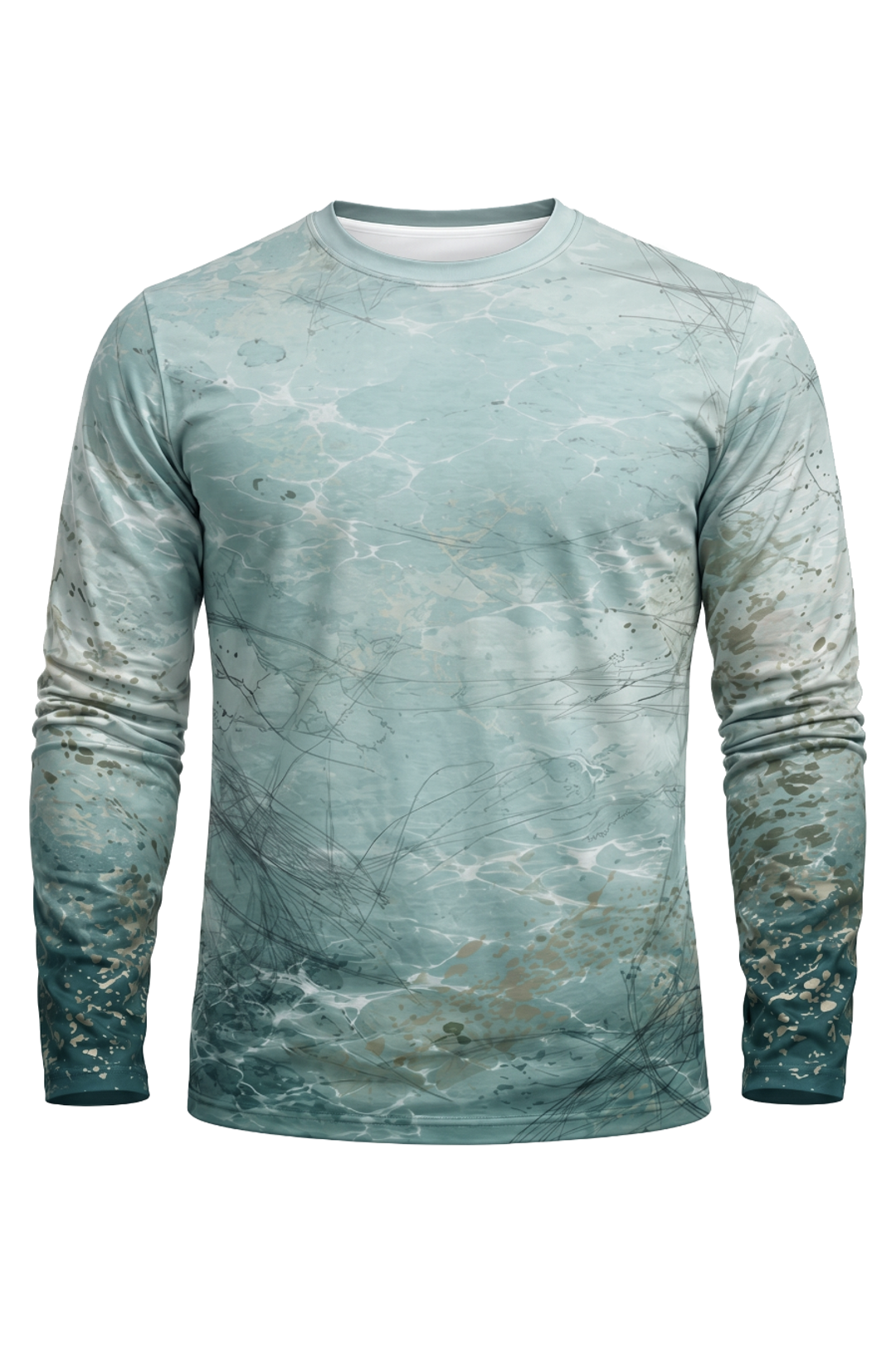Performance Fishing Long Sleeve - Musky Warpath Strike - AOF106 mockup opposite side