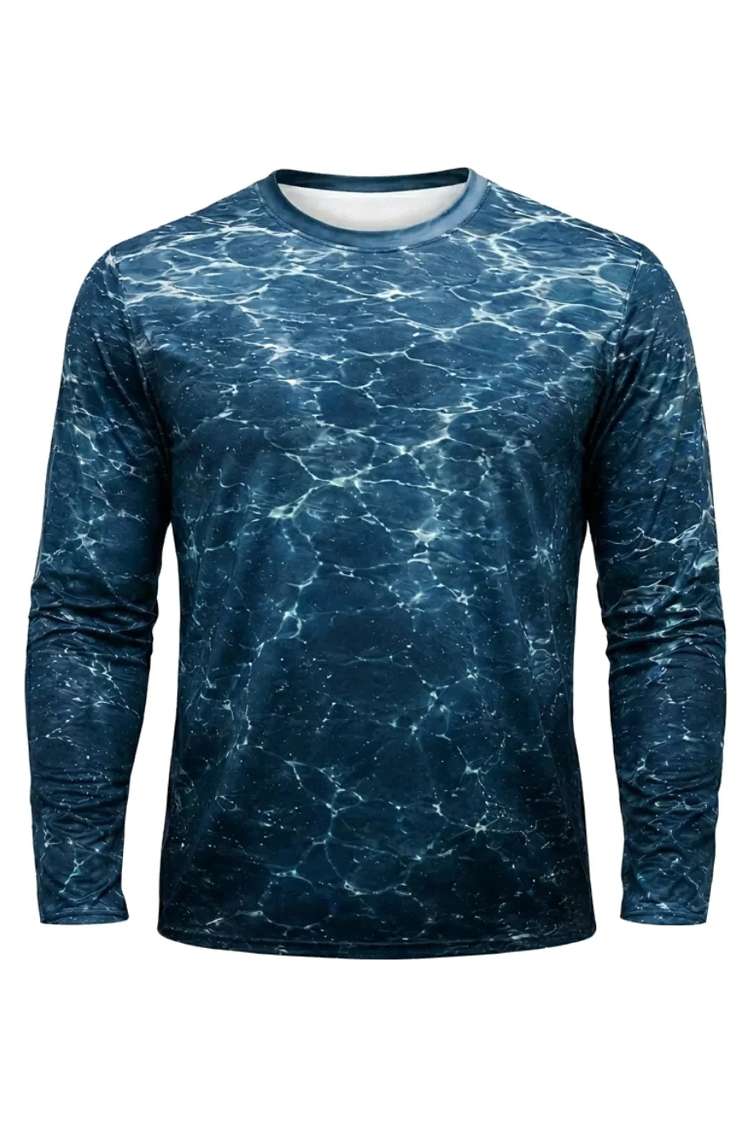 Performance Fishing Long Sleeve - River Salmon Depths - TBT167 mockup opposite side