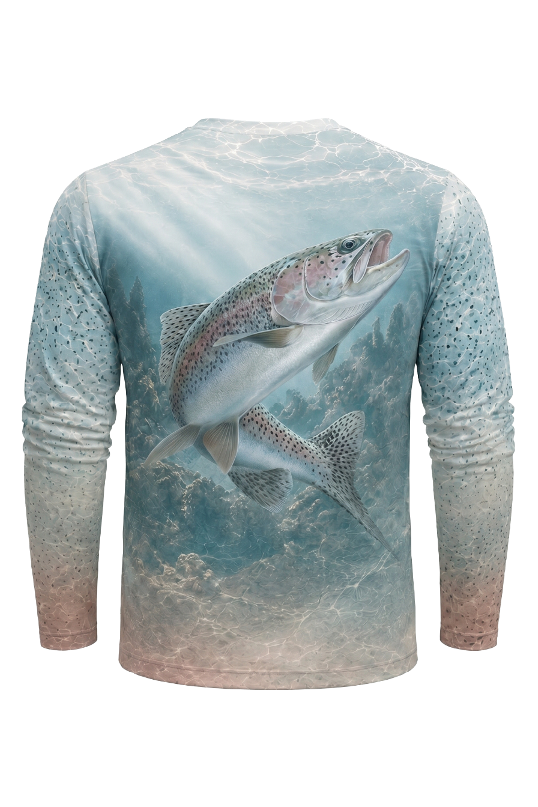Performance Fishing Long Sleeve - Trout Alpine Glow - AOF53 mockup opposite side