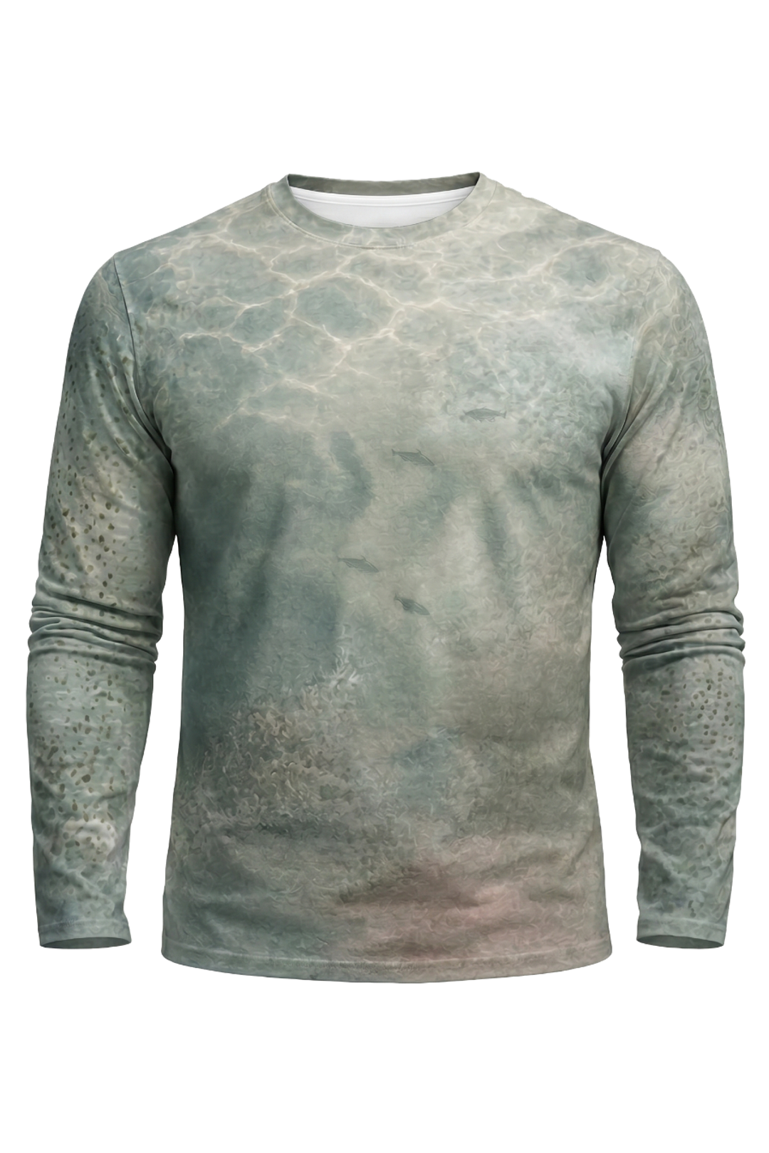 Performance Fishing Long Sleeve - Trout Mistwater Glide - AOF50 mockup opposite side