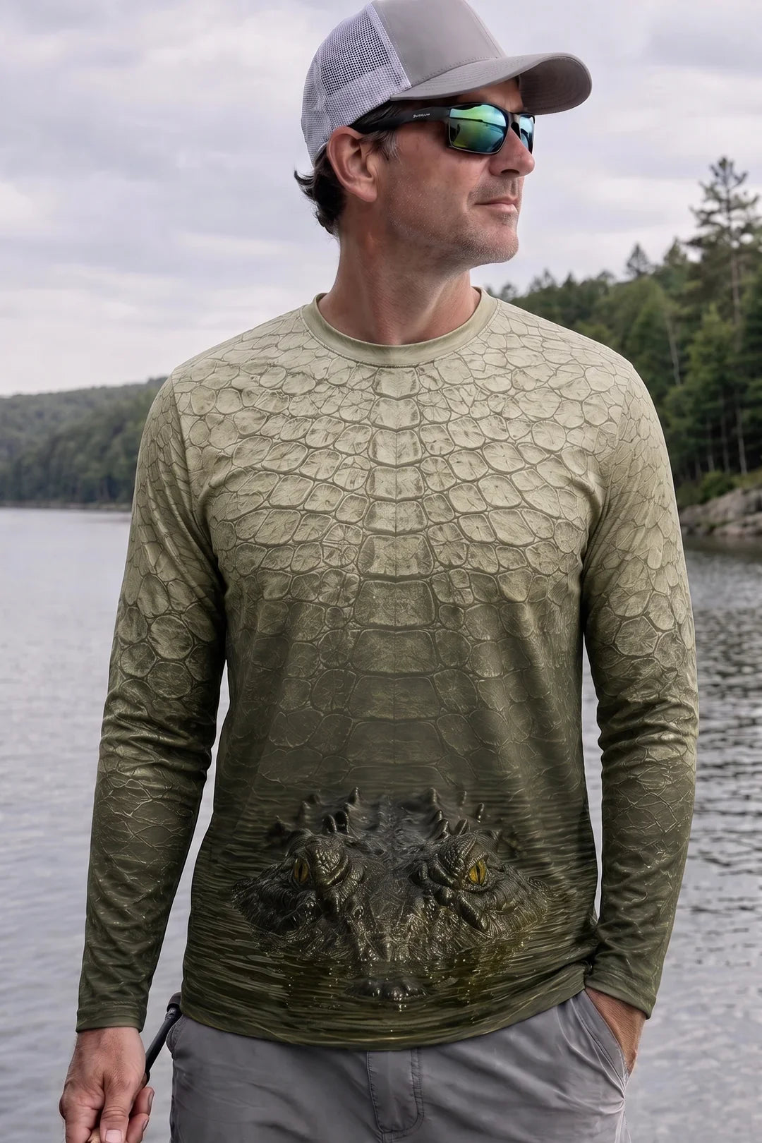 Performance Hunting Long Sleeve - Gator Lurker Swamp - TBT238 image 2134