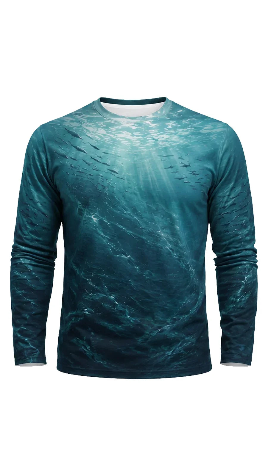 Performance Fishing Long Sleeve - Great White Drift - AOF155 image 6