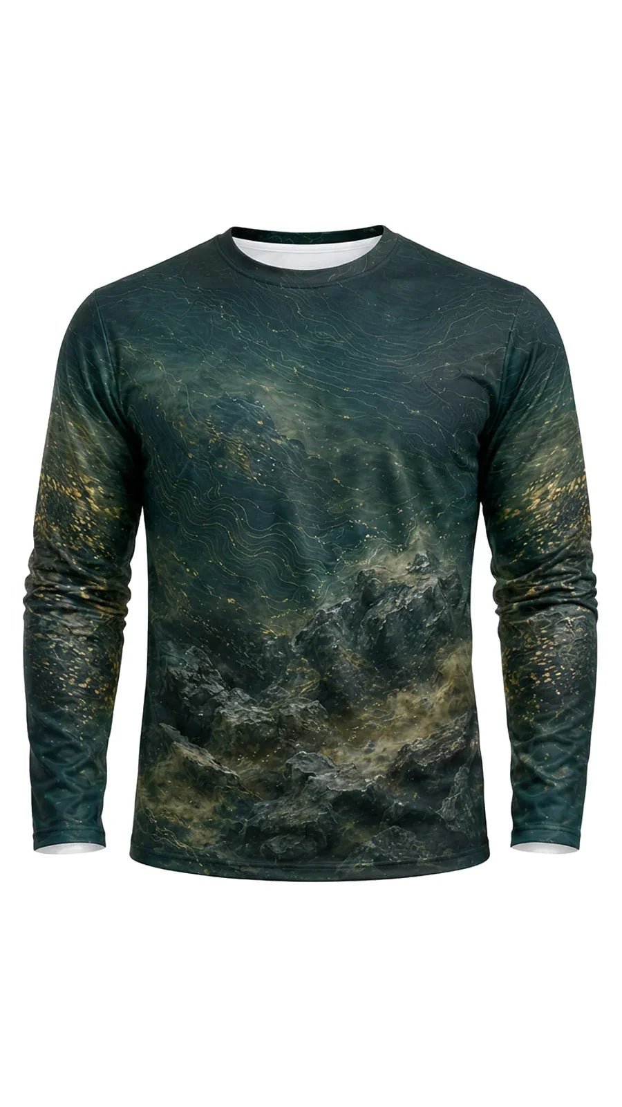 Performance Fishing Long Sleeve - Walleye Mist Reef - AOF163 image 6