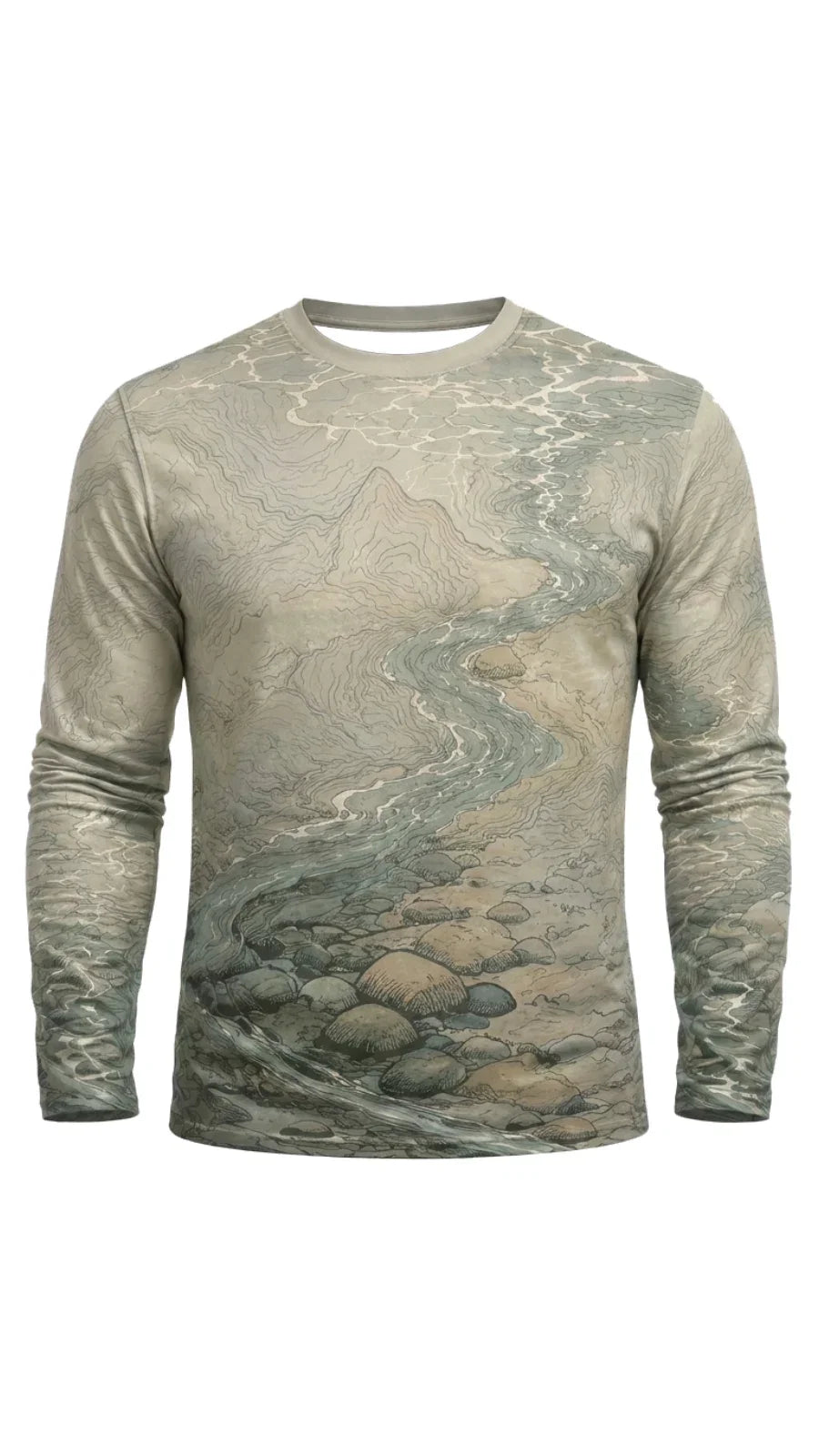 Performance Fishing Long Sleeve - Alpine Stream Trout - TBT258 image 6