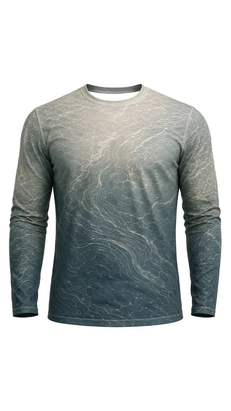 Performance Fishing Long Sleeve - Golden Walleye Echo - TBT289 image 6