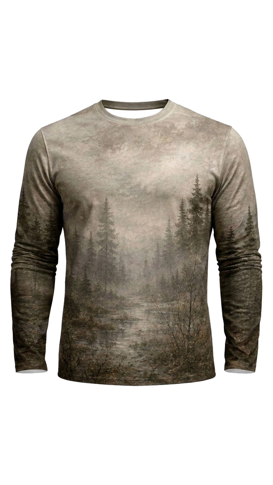 Performance Hunting Long Sleeve - Misty Peak Moose Stalker - TBT298 image 6