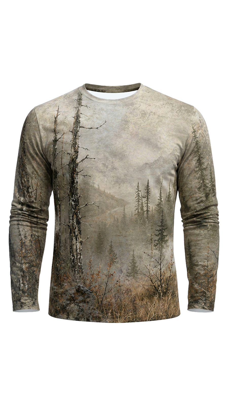 Performance Hunting Long Sleeve - Majestic Elk Mountain Bugle - TBT314 image 6