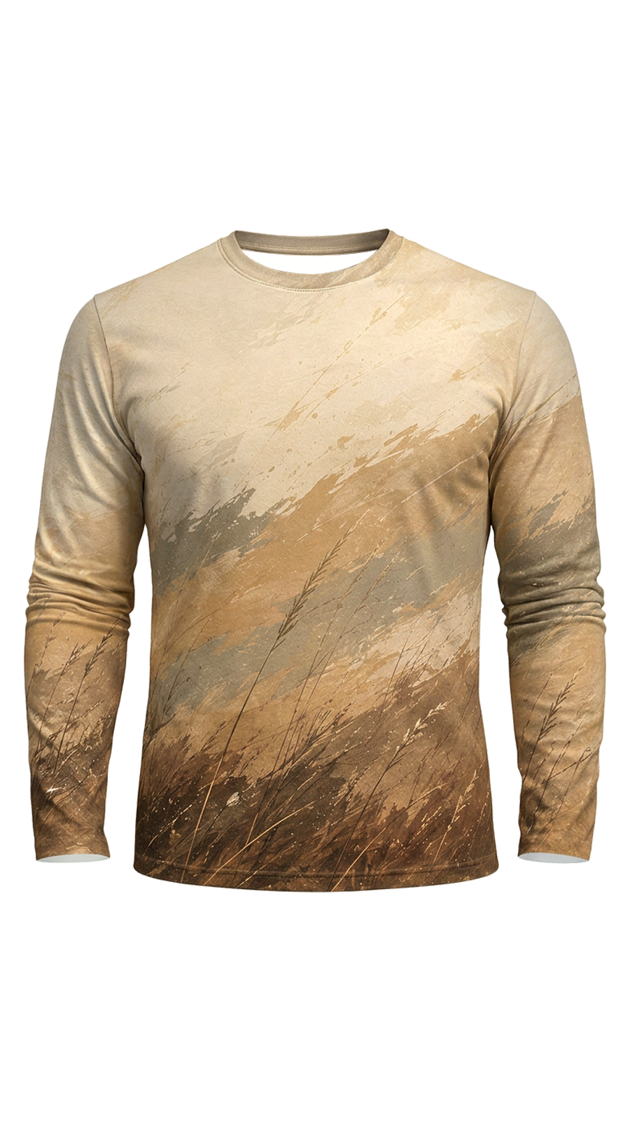 Performance Hunting Long Sleeve - Golden Prairie Quail Flight - TBT357 image 6