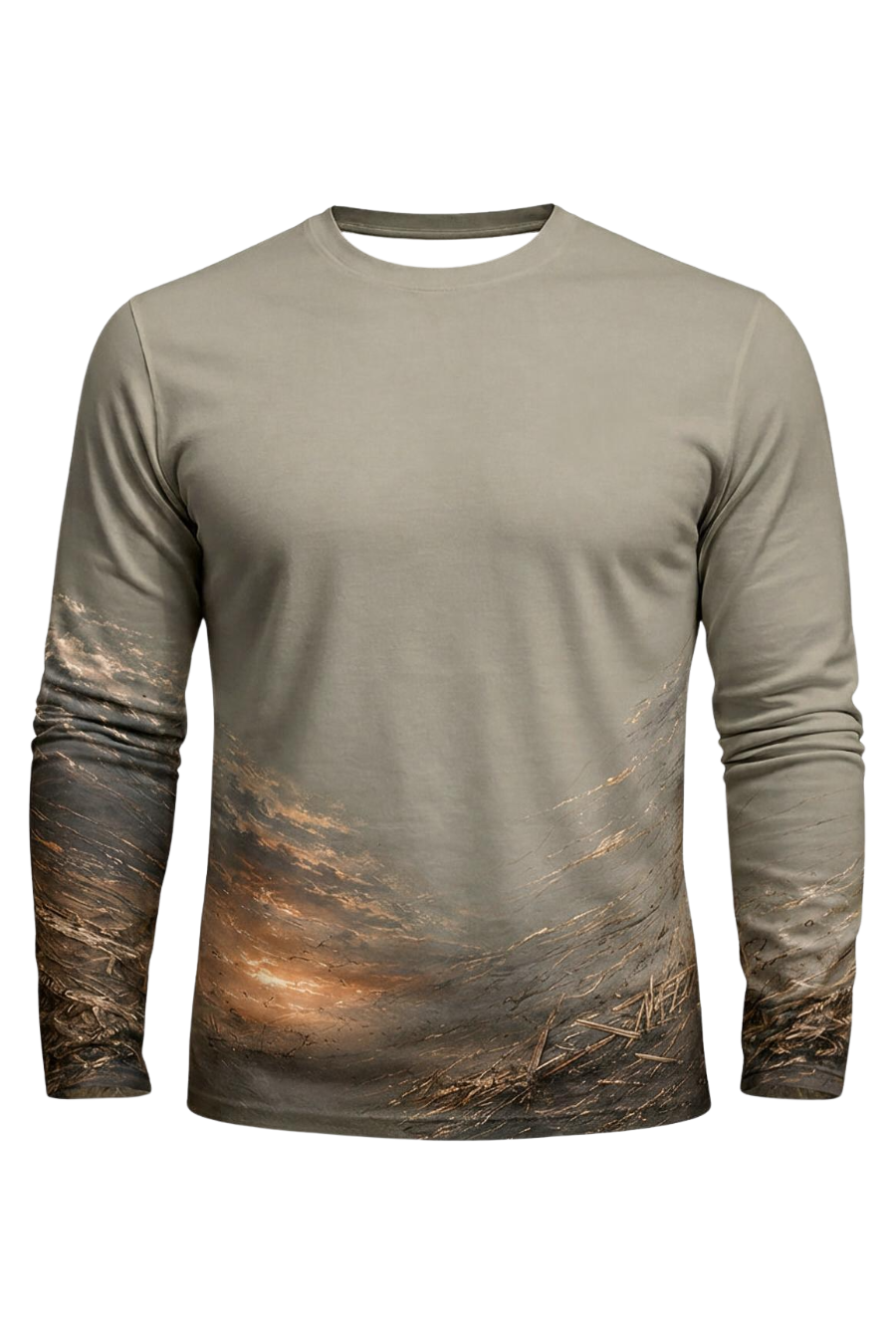 Performance Hunting Long Sleeve - Golden Horizon Goose Migration - ULS459K image 6
