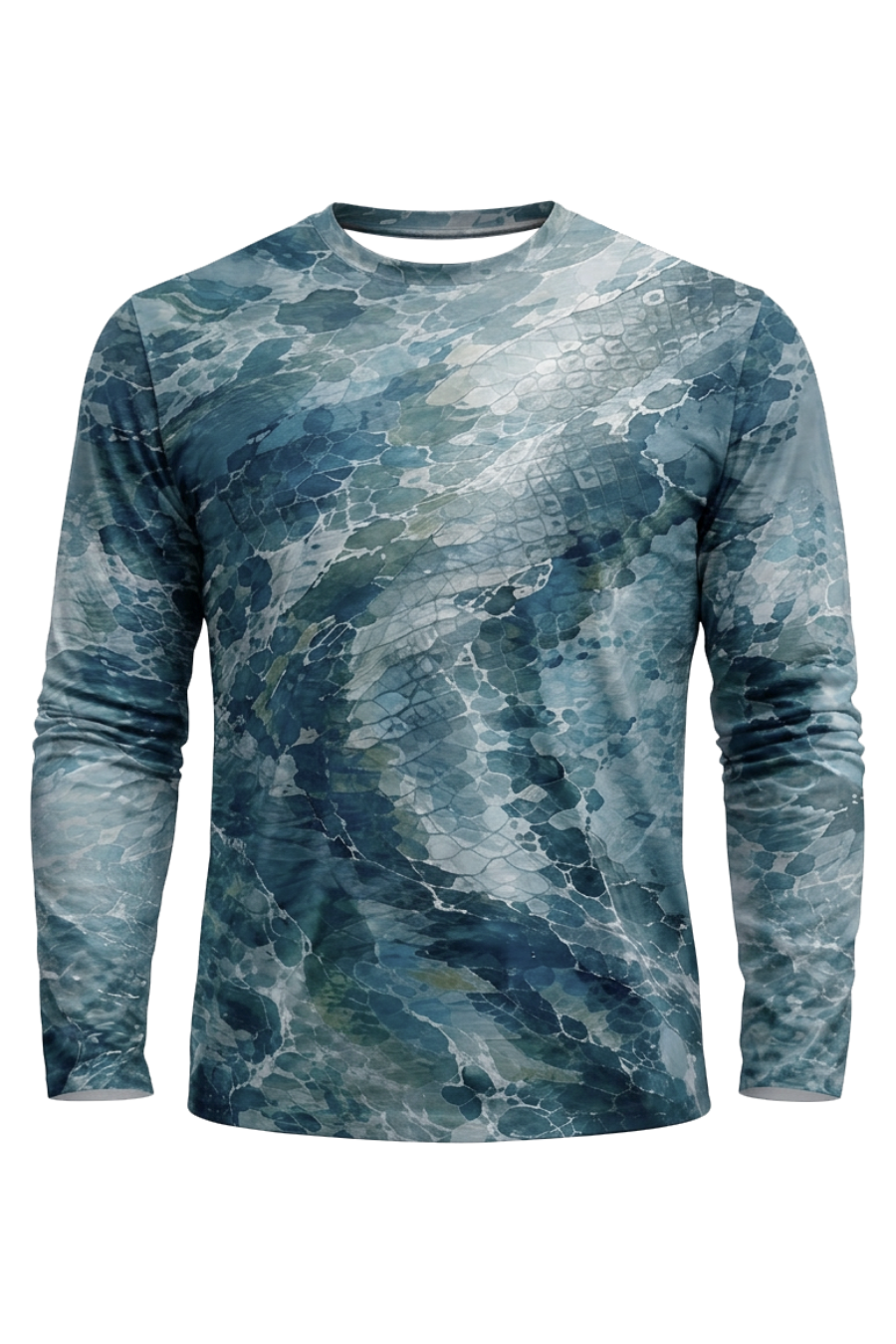 Performance Fishing Long Sleeve - Turbulent Blue Snook Surge - ULS499K image 6