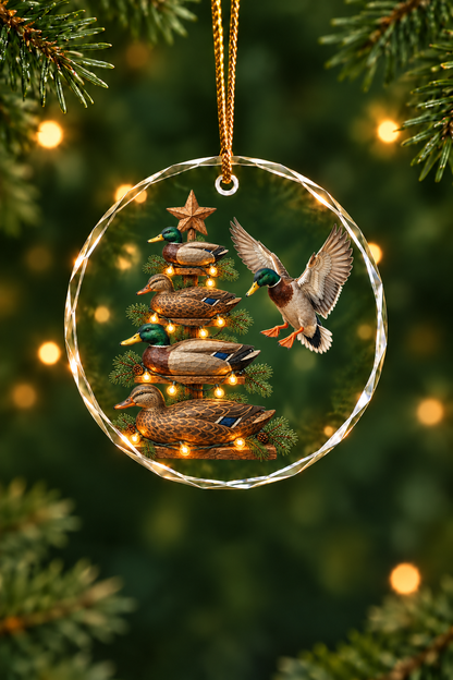 Tower of the Timber Decoys - Glass Ornament