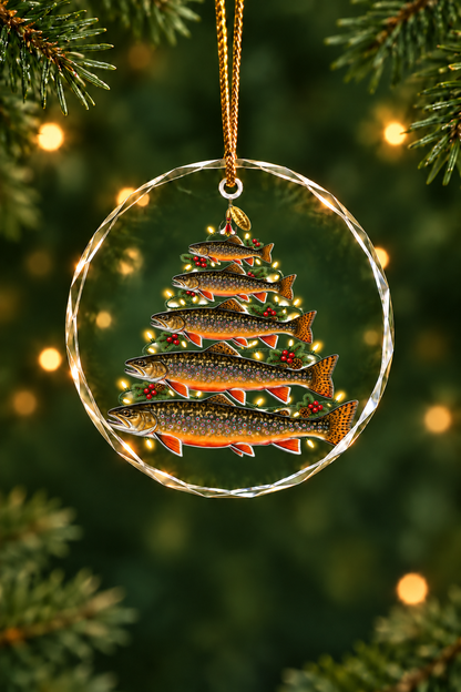 Tree of the Brookie Spirits - Glass Ornament