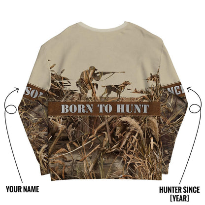 Custom Duck Hunting Camo Sweatshirt - Personalized Outdoor Gear - The Deerly