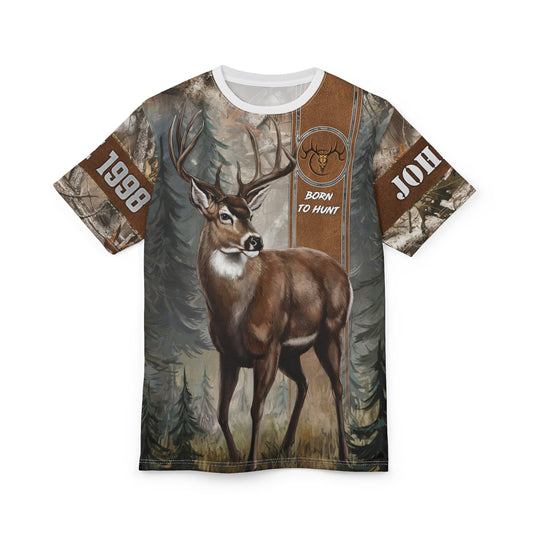 Buck Hunter Personalized Unisex Cut & Sew Tee