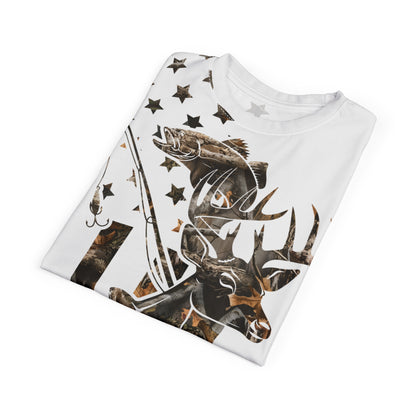 Wilderness Stars & Stripes Personalized Unisex Cut & Sew Tee