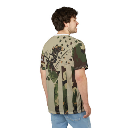 Stars & Stripes Outdoors Personalized Unisex Cut & Sew Tee