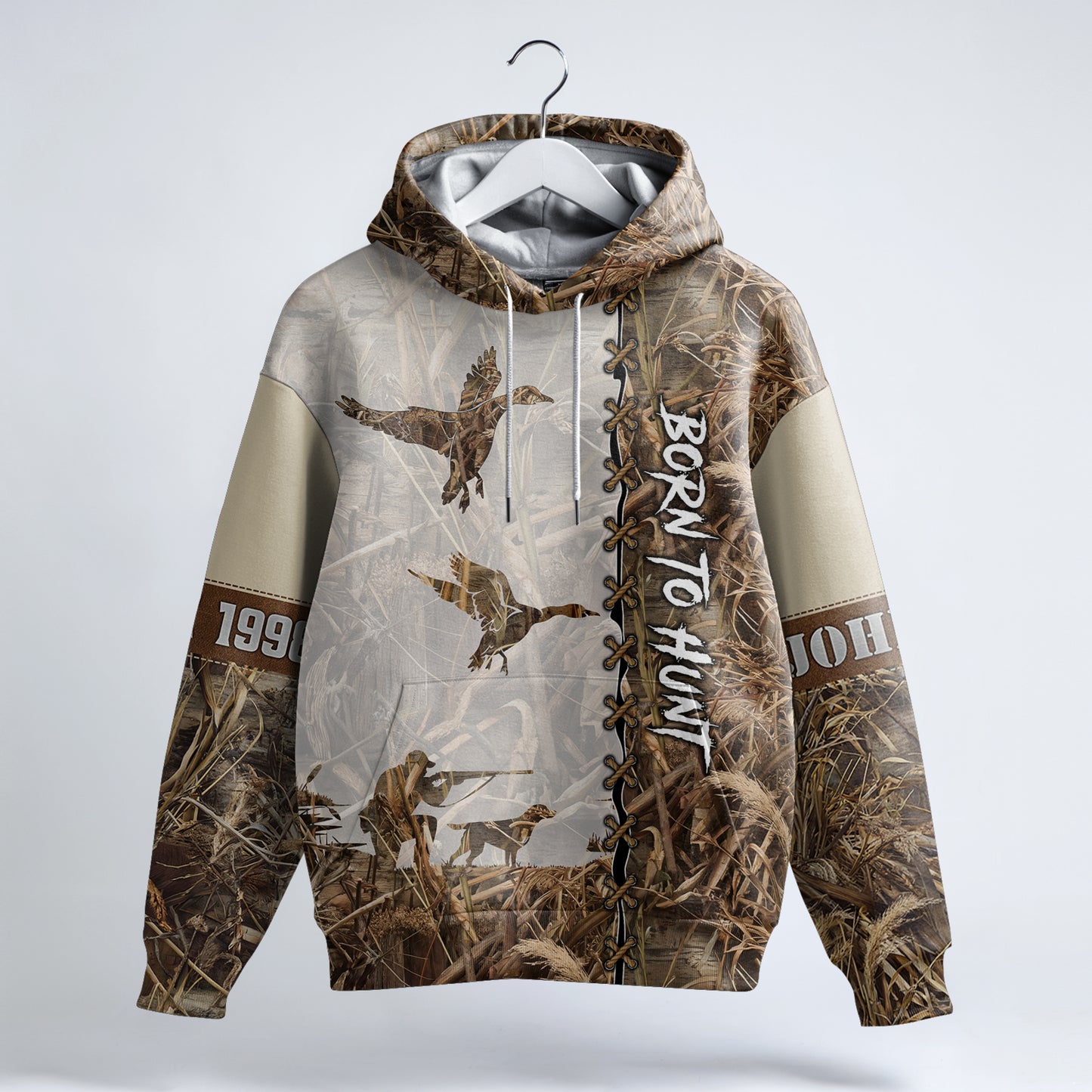 Duck Hunting Hoodie - Camo Design for Waterfowl Hunters