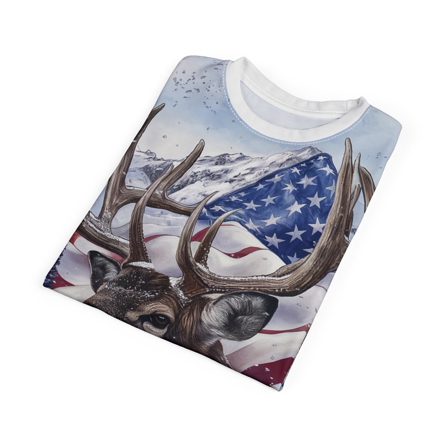 American Elk Majesty Personalized Unisex Cut & Sew Tee