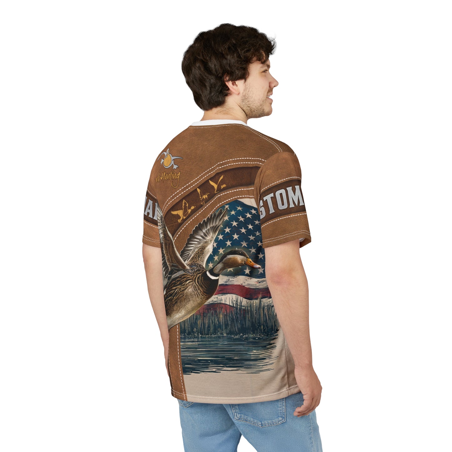 Duck Hunting Heritage Personalized Unisex Cut & Sew Tee