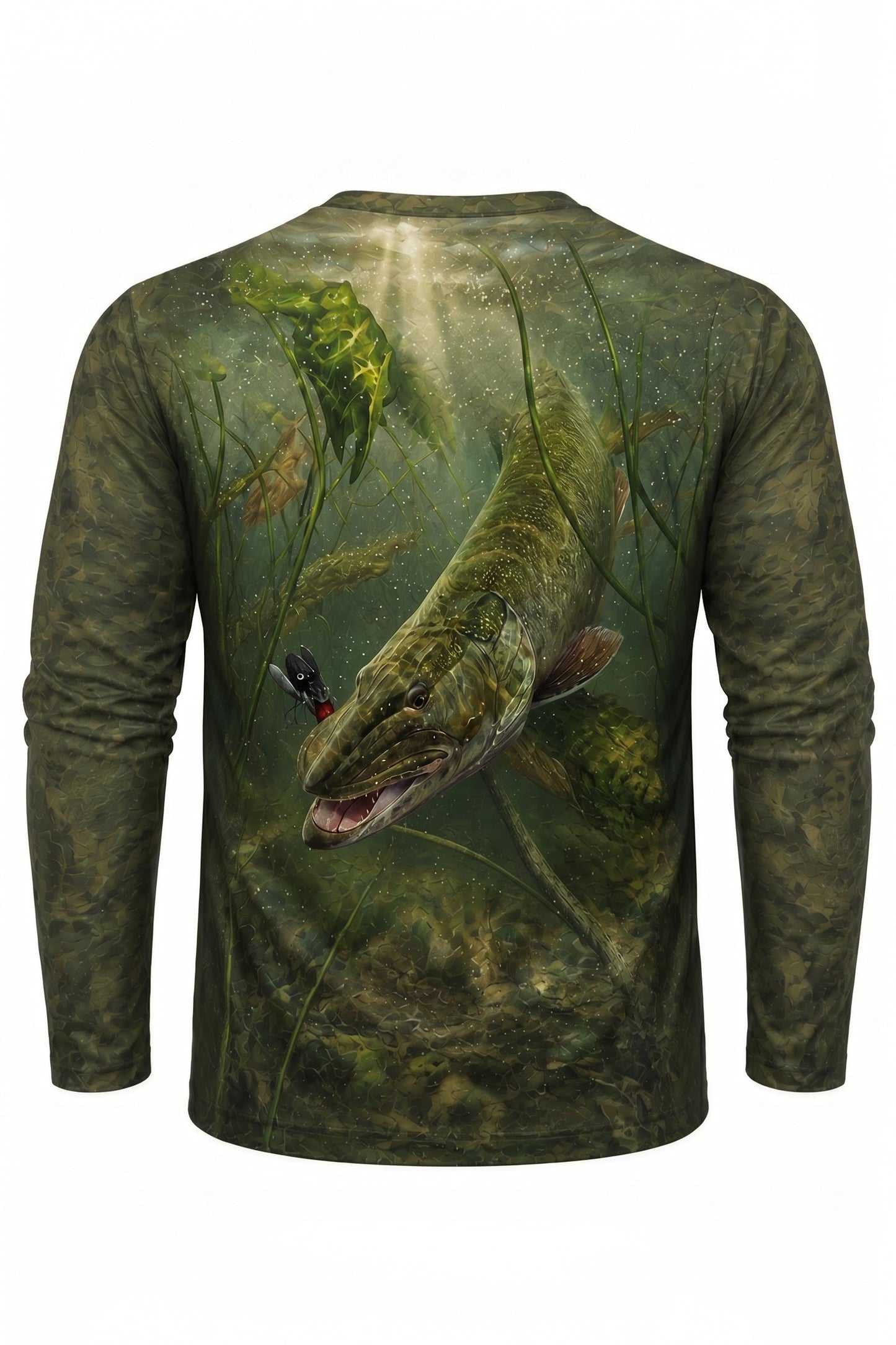 Performance Fishing Long Sleeve - Shallow Ambush Muskie - AOF36