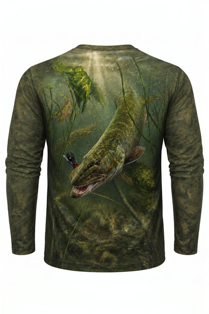 Performance Fishing Long Sleeve - Shallow Ambush Muskie - AOF36