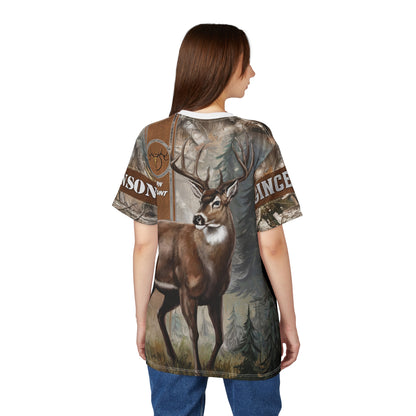 Buck Hunter Personalized Unisex Cut & Sew Tee