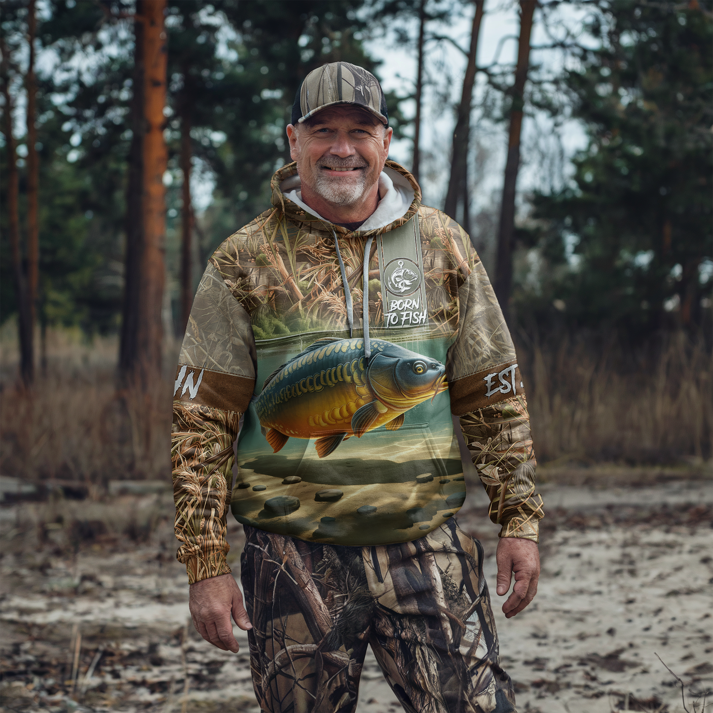 Carp Legend Personalized Hoodie