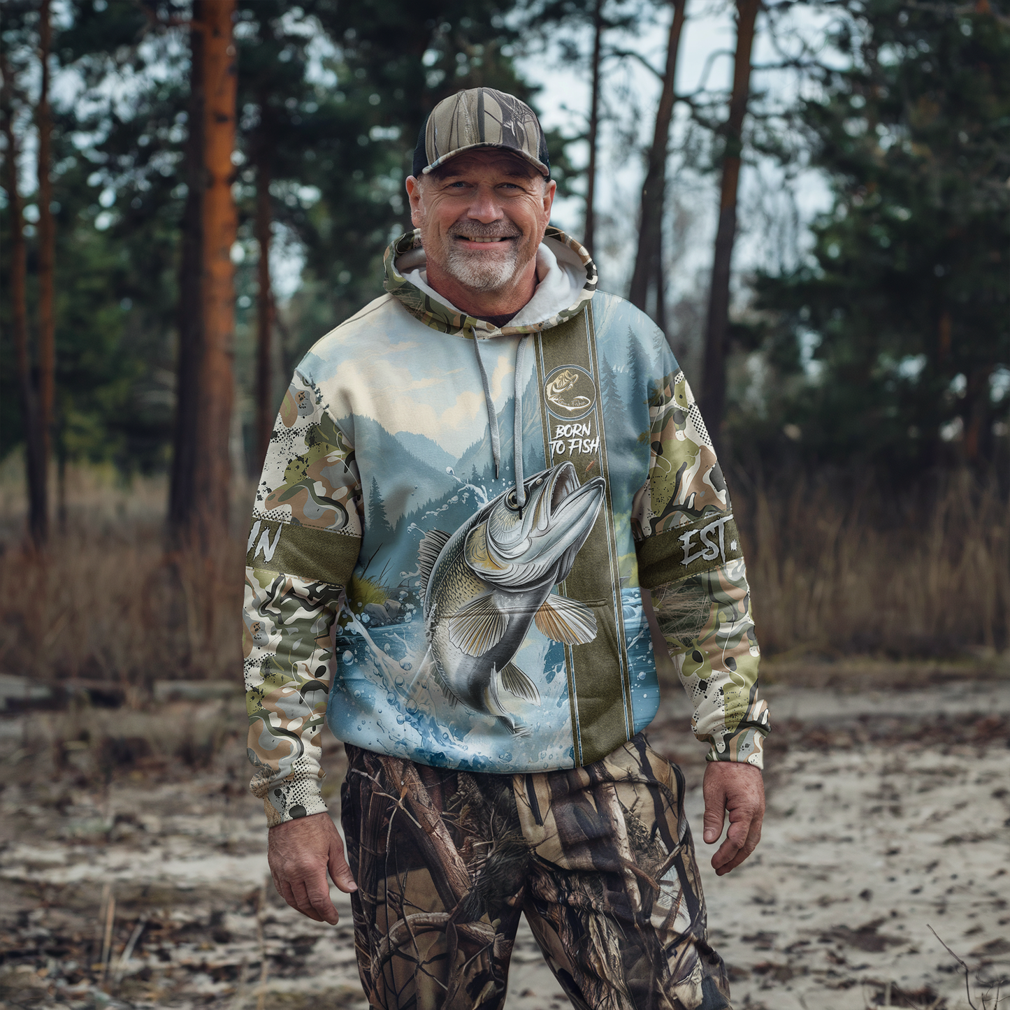 Walleye Warrior Personalized Hoodie